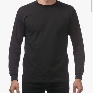 Thermasilk men’s black long sleeve shirt XL L67-7